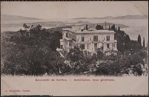 Souvenir de Corfou - Achilleion vue générale