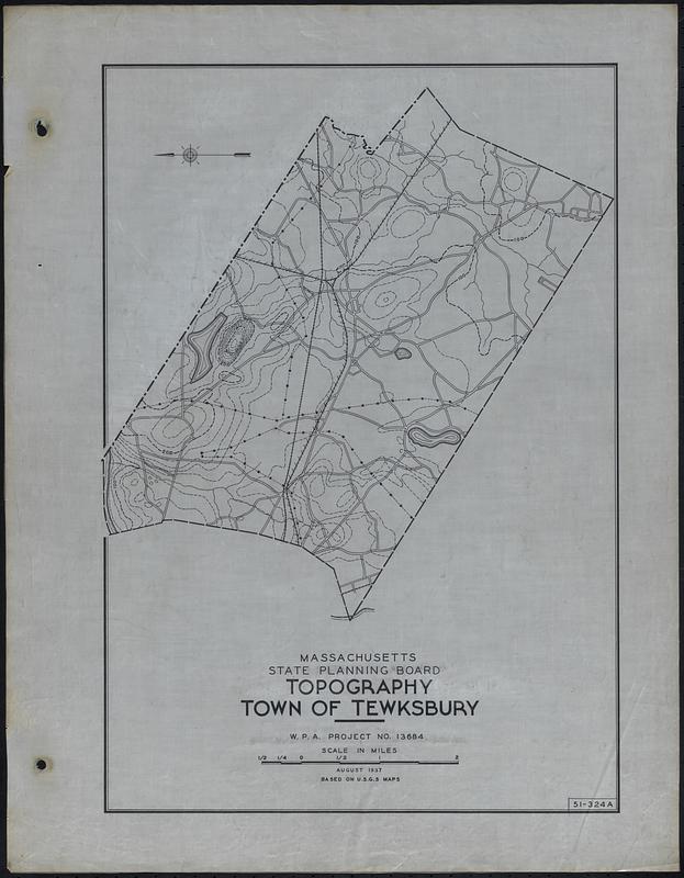 Topography Town of Tewksbury Digital Commonwealth