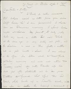 Letter from John D. Long to Zadoc Long and Julia D. Long, March 3, 1865