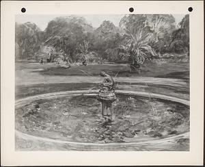 Fountain with boy, Public Gardens
