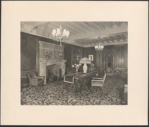 Interior view of Boston Opera House, drawing room