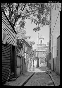 Ridgeway Lane and Old West Church, Boston
