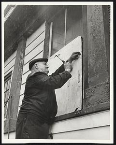 Charles Orloff of 148 Shore Dr. Wintrop. Sealing of windows of home