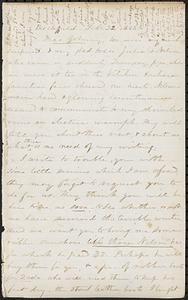 Letter from Zadoc Long to John D. Long, February 22, 1868