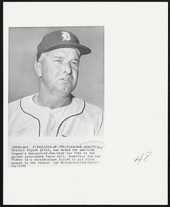 Manager of the Year -- Bob Scheffing, Detroit Tigers pilot, was named the American League's Manager-of-the-Year for 1961 in the annual Associated Press poll. Scheffing led the Tigers to a second-place finish in his first season in the league.