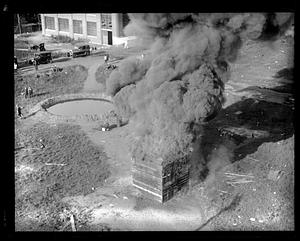 Old fire demo. Foamite put the fire out