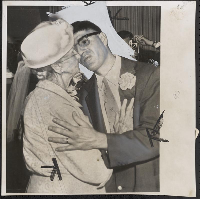 Youthful groom -- aged bride