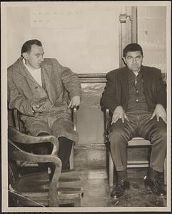 Sidney Weiner (on left) from Alimont St., Dor., & his brother Herbert Weiner (on right) of Lyford St., Dor.