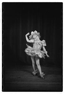 Girl dancer in costume