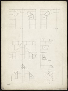 Design for arches/entrance of Hoosac Tunnel