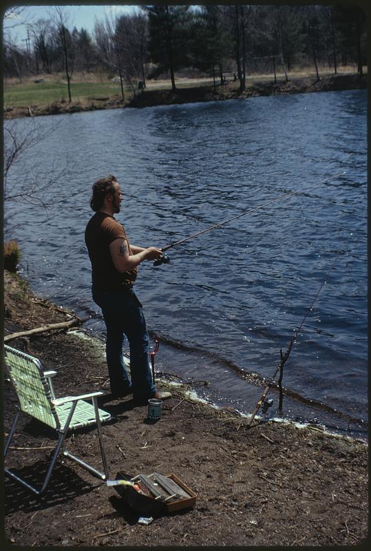 North River. New dam area. Fishing at Pembroke Hanover line Digital