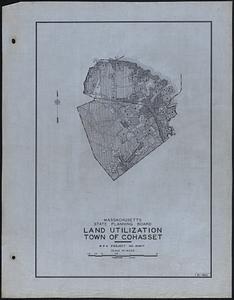 Land Utilization Town of Cohasset