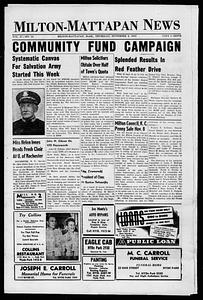 Milton Mattapan News, November 06, 1947