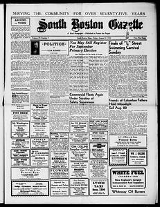South Boston Gazette, August 15, 1952