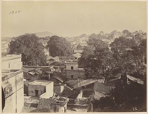 View of Gaya, India, looking west