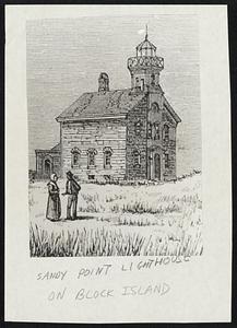 Sandy Point Lighthouse on Block Island