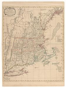 A map of the most inhabited part of New England, containing the provinces of Massachusets Bay and New Hampshire, with the colonies of Conecticut and Rhode Island, divided into counties and townships: the whole composed from actual surveys and its situation adjusted by astronomical observations