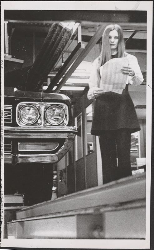 First female engineer at Buick Motor Division
