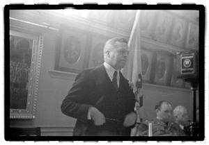 Gov. Ely reception, Rev. Mr. Lang