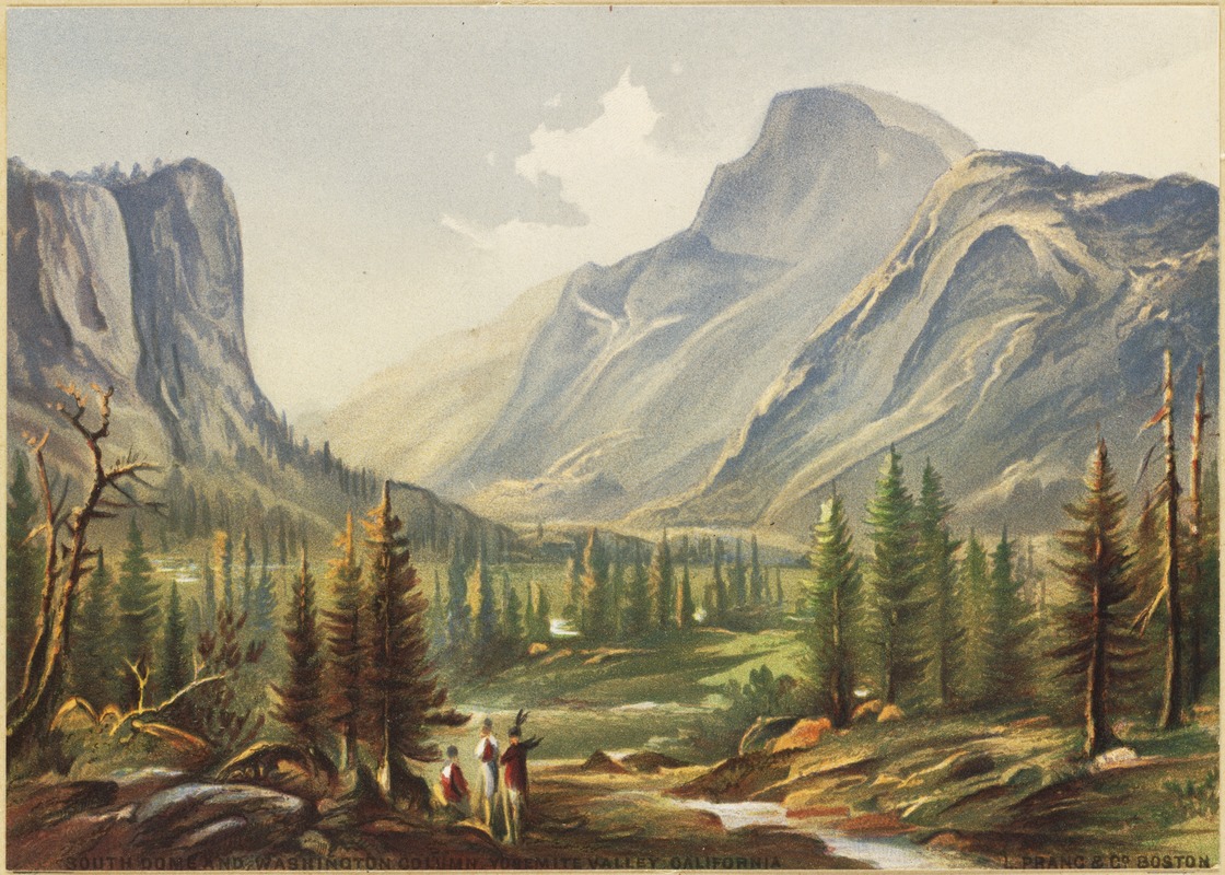 South Dome and Washington Column, Yosemite Valley, California