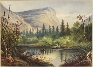 Mirror Lake, Mount Watkins, Yosemite, California