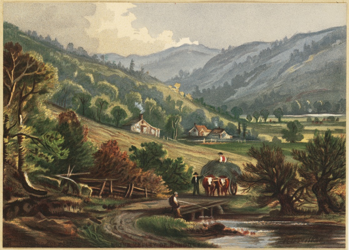 Vermont scenery, the valley of the Randolf