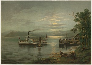 Moonlight on Lake Winnipiseogee