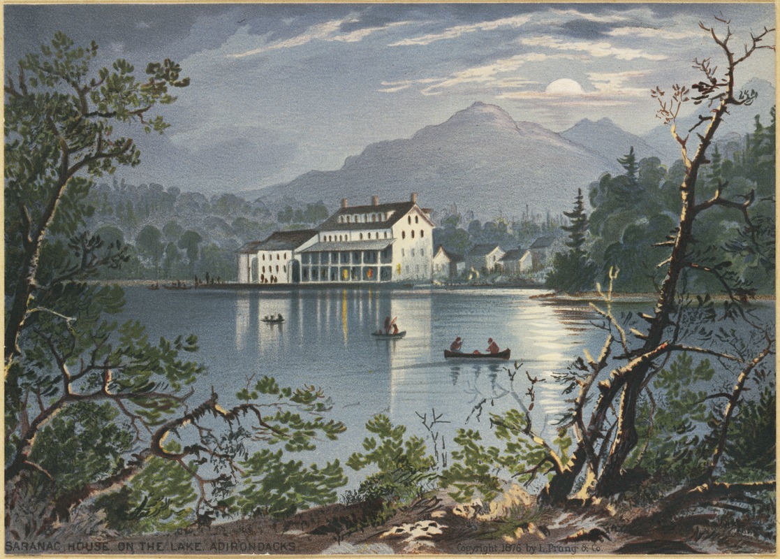 Saranac House on the lake, Adirondacks