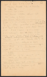 Sacco-Vanzetti Case Records, 1920-1928. Prosecution Papers. Ranney Handwritten notes, n.d. Box 24, Folder 24, Harvard Law School Library, Historical & Special Collections
