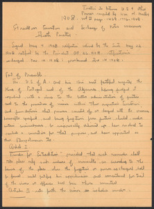 Sacco-Vanzetti Case Records, 1920-1928. Prosecution Papers. Ranney files re: Madeiros (motions re: bills of exceptions, notes, et. al.), 1926. Box 25, Folder 6, Harvard Law School Library, Historical & Special Collections