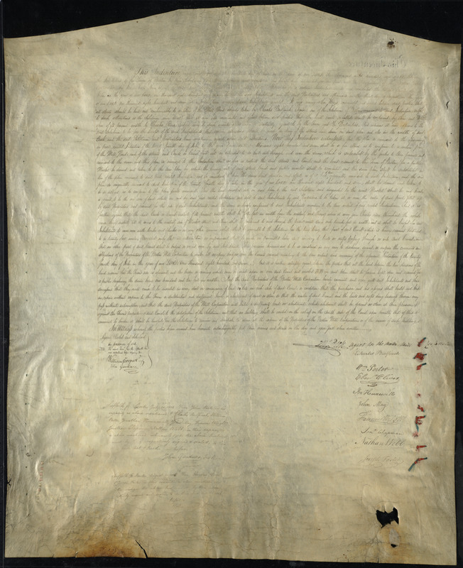 Manuscript plan of the Bulfinch Triangle, Boston, MA