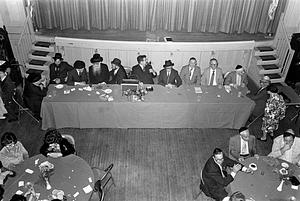 Hebrew School head table