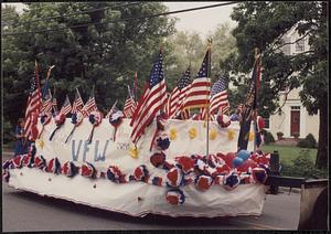 Pepperell VFW Post #3291 float, Fourth of July parade