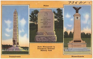 State monuments in Petersburg National Military Park