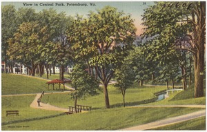 View in Central Park, Petersburg, Va.