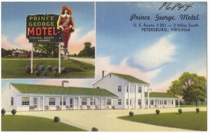Prince George Motel, U.S. Route #301 -- 2 miles south, Petersburg, Virginia