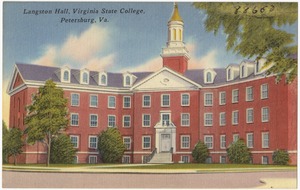 Langston Hall, Virginia State College, Petersburg, Va.