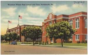 Woodrow Wilson High School and gym, Portsmouth, Va.