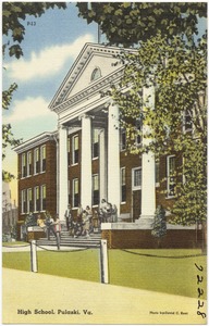 The Nathaniel Hawthorne Junior High School. Hawthorne and Culver Streets.  Yonkers, N. Y. - Digital Commonwealth