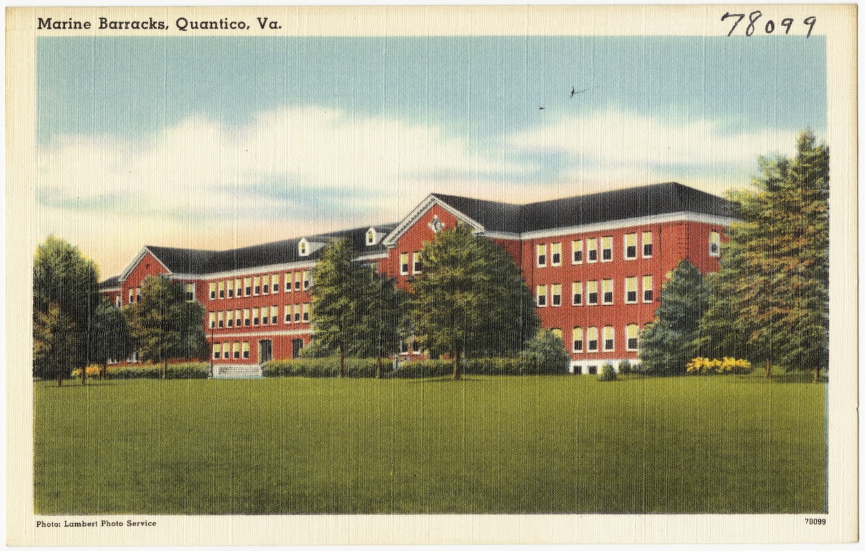 Marine Barracks, Quantico, Va. Digital Commonwealth