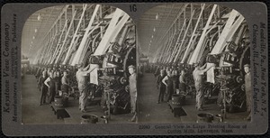 View of printing room, cotton mills, Lawrence, Mass.