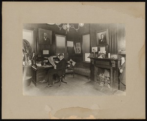 J.H. Horne office on Blanchard Street in South Lawrence, March 15, 1918