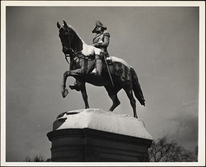 Thomas Ball's statue of Washington in the Boston Public Garden