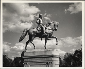 Thomas Ball's statue of Washington in the Boston Public Garden