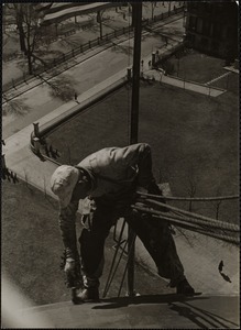 Painting State House dome