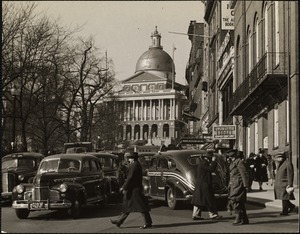 Tremont Street, cor. of Park Street - "State House"