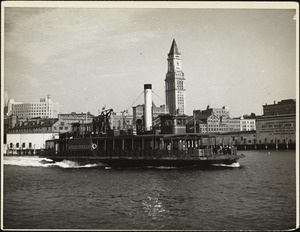 Old harbor to Boston ferry