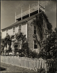 Old Nantucket house with "widows walk"