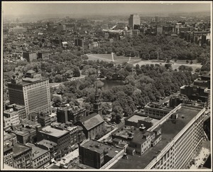 Boston Public Garden & Common from John Hancock bldg