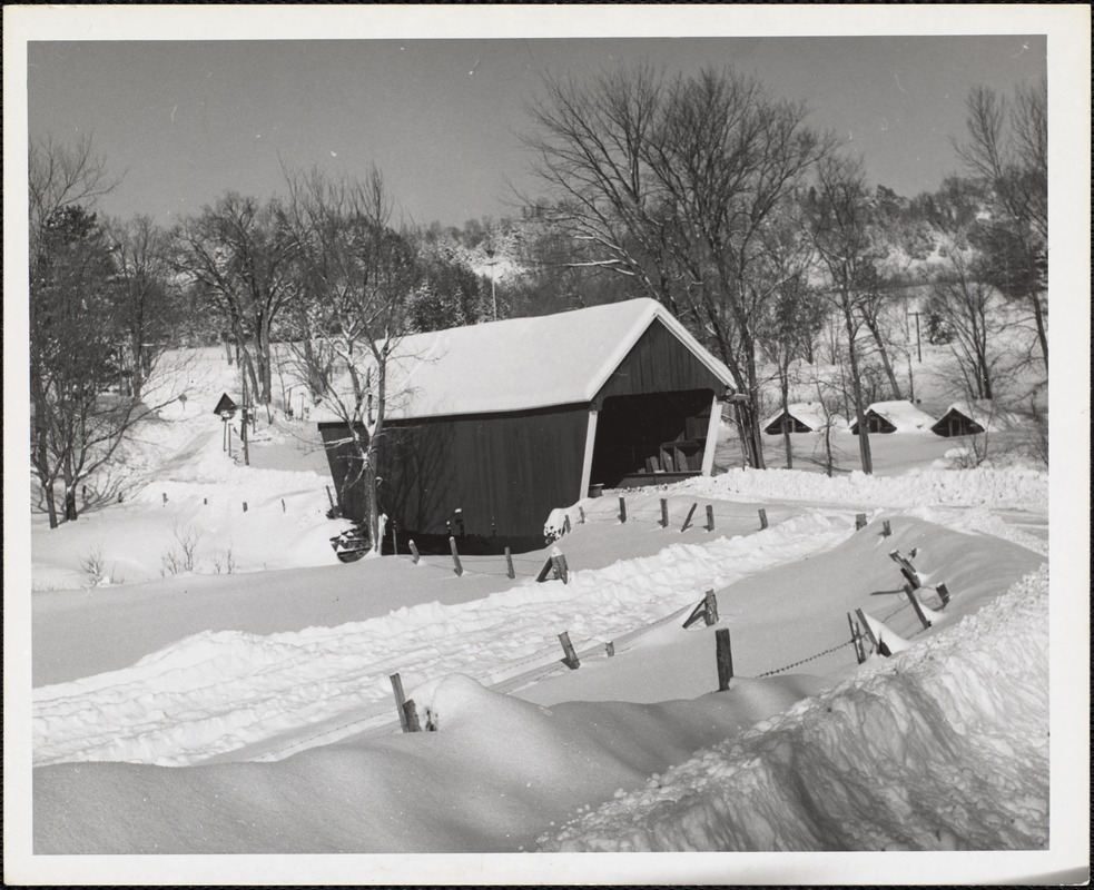 Covered bridge, Bethel, Vt. Digital Commonwealth